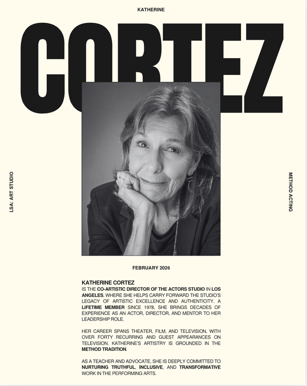 The Actors Studio, Method Acting Paris, Stage Katherine Cortez Paris, Lee Strasberg, Le Studio d'art, LSA PARIS
