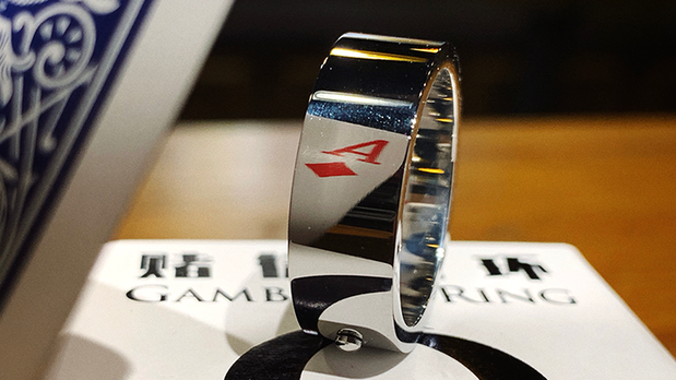指輪になる 5 【マジック 手品】 GAMBLERS RING / ギャンブラーズ リング（カードチート用指輪