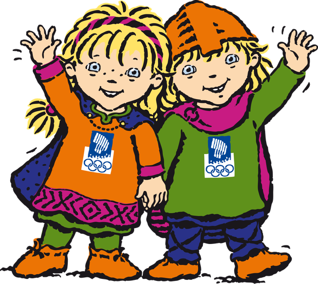 Lillehammer 1994 –Mascots Kristin & Håkon ...