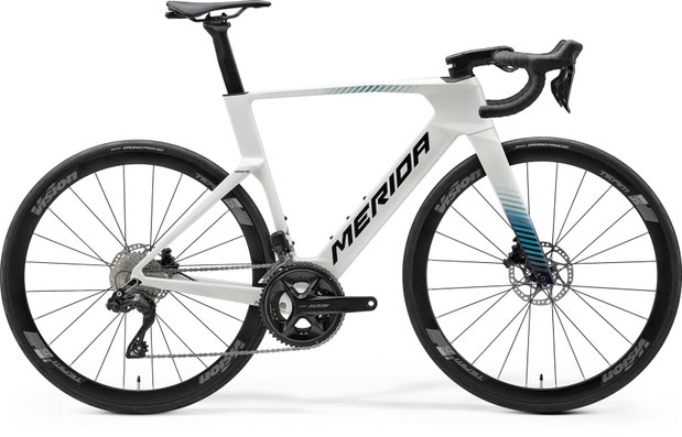 MERIDA REACTO 5000 - glossy white blue