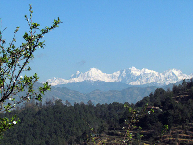 Himalaya im ersten Morgenlicht