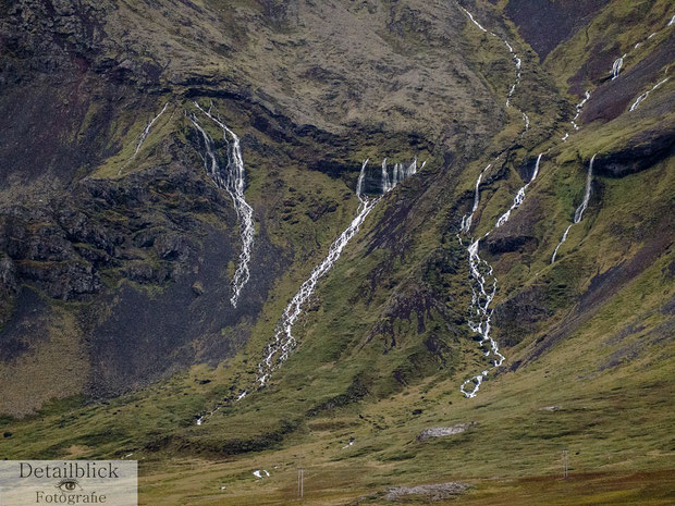 Wasserfälle aus den Bergen