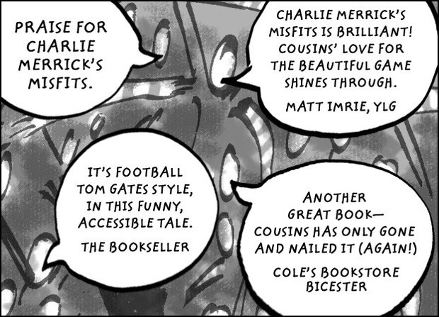 Dave Cousins Charlie Merricks Misfits in fouls friends and football review quotes