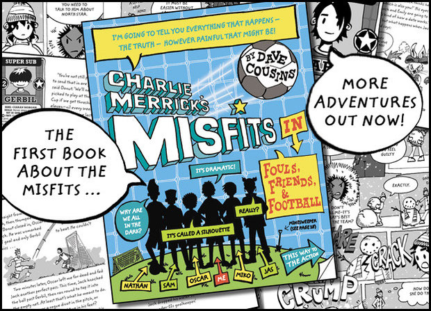 The first story featuring Charlie Merrick's Misfits … in Fouls Friends and Football