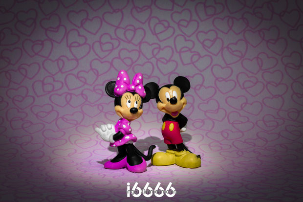 Mickey und Mini Mouse : purple-pink-love