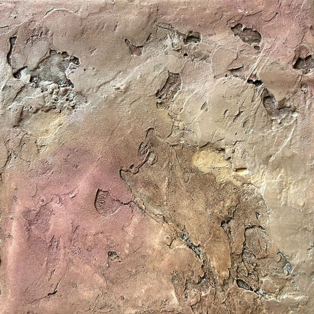 Alabastergips auf Leinwand