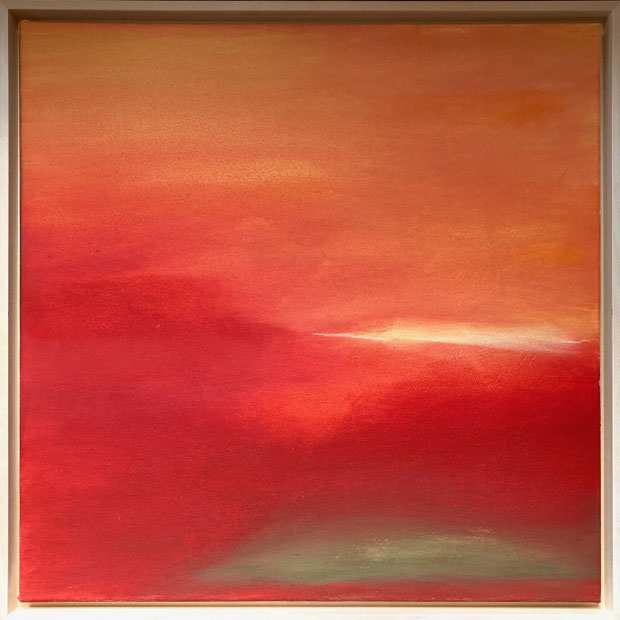 60x60 Rottöne in Bienenwachslasur