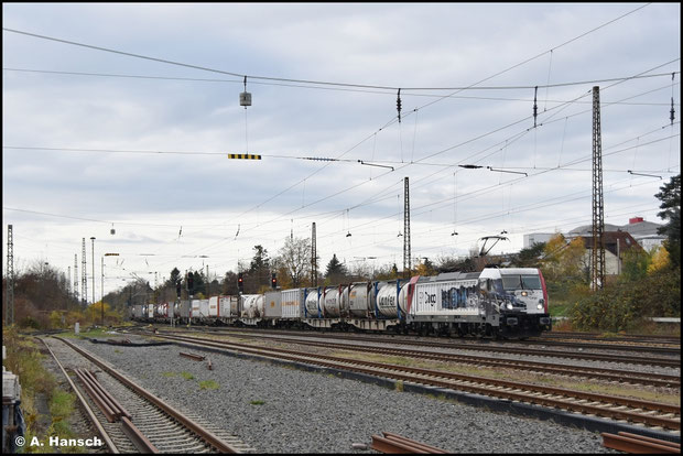 Gleicher Zug, andere Richtung am 11.11.2025, ebenfalls in Leipzig-Wiederitzsch