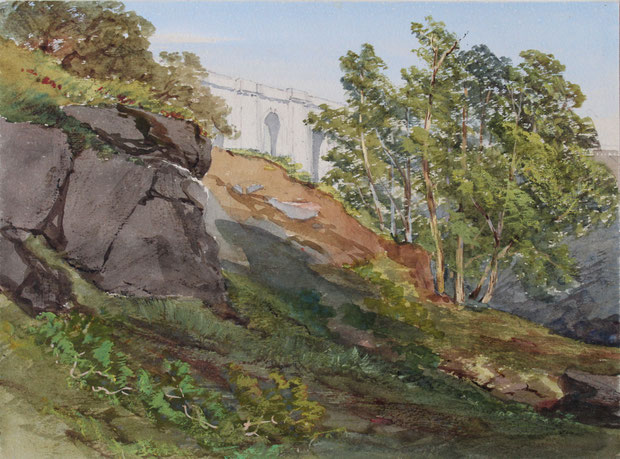 Thomas Burton Watkin Forster TBWF Karl Lang Archiv Büsingen Aquarell watercolor