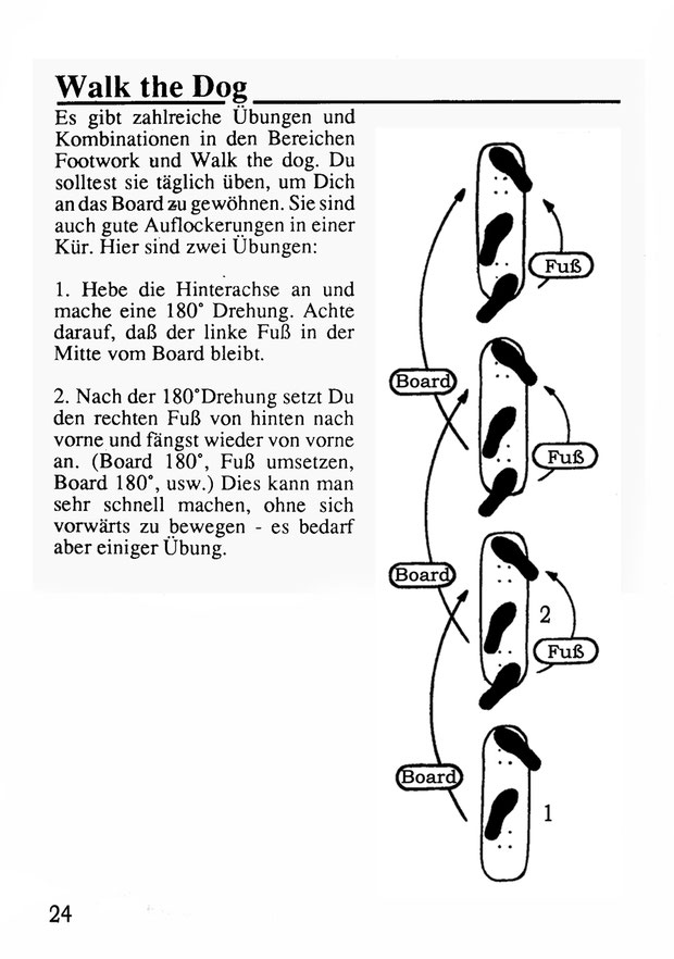 Walk the Dog. Der Klassiker aus den 70iger Jahren.