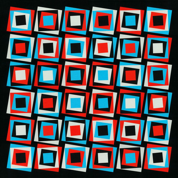 Papiercollage von Klaus Becker, Kassel