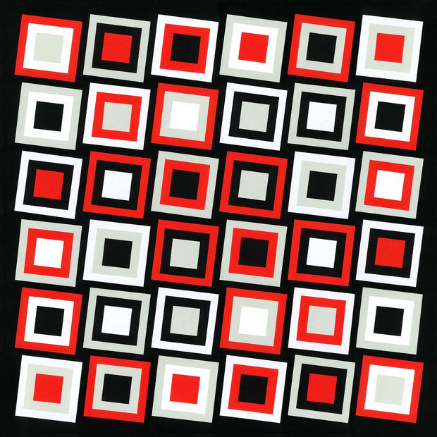 Papiercollage von Klaus Becker, Kassel