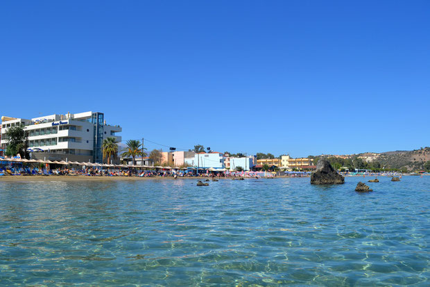 Эгейское море рядом с нашим отелем