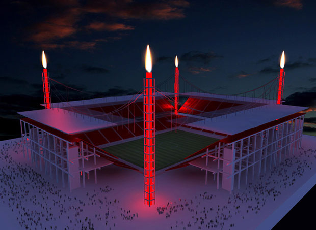 stadion köln adventskranz drahtler architekten planungsgruppe dortmund DA