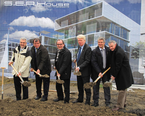 S.E.A. HOUSE phoenix see dortmund planung architektur membranarchitektur ulrich drahtler drahtler architekten planungsgruppe dortmund hörde spatenstich