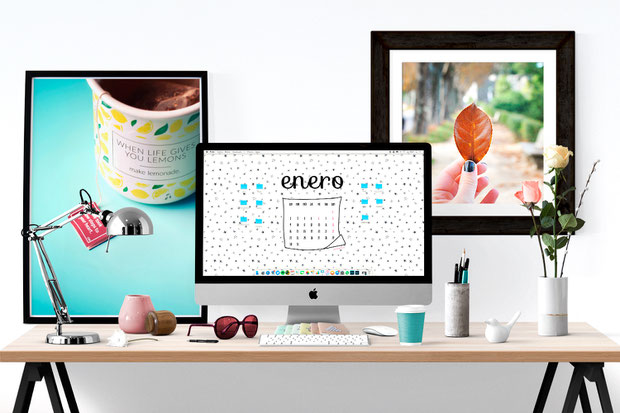 Freebies de calendario: ENERO by Sami Garra