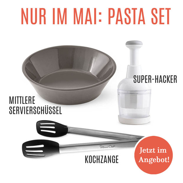 Pasta Set Angebot von Pampered Chef - limitiertes Angebot im Mai 2020