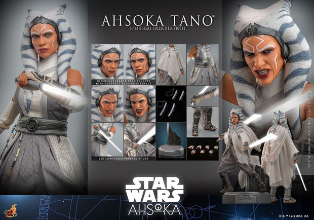 Ahsoka Tano 1/6 Star Wars: Ahsoka Tv-Series Actionfigur 28cm Hot Toys