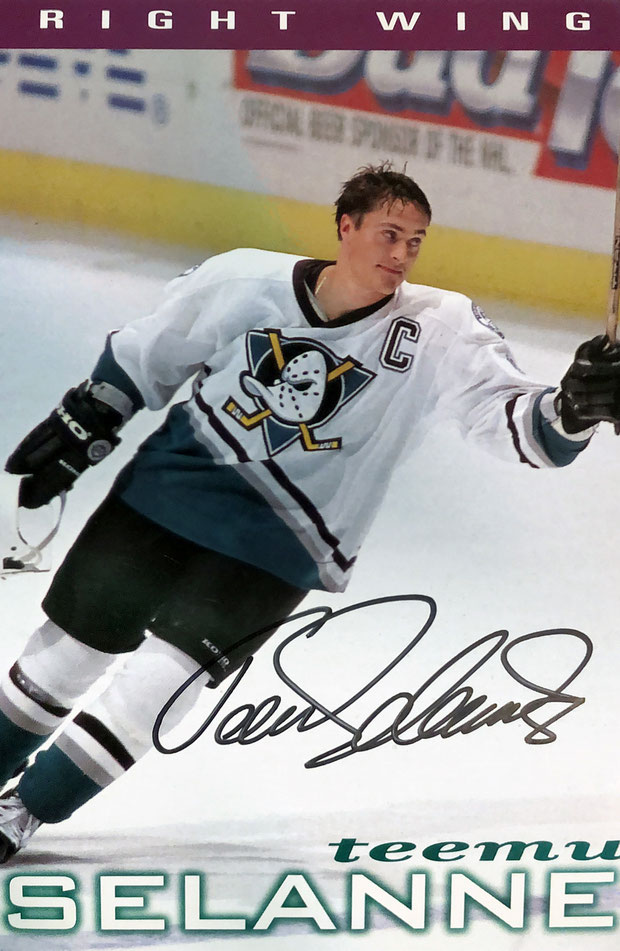 Autograph Teemu Selanne Autogramm