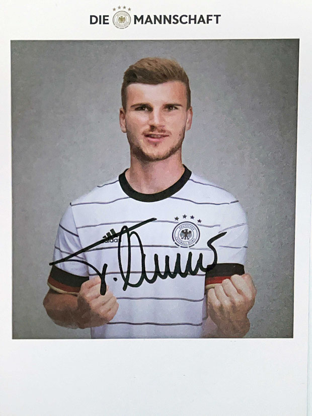 Autograph Timo Werner Autogramm