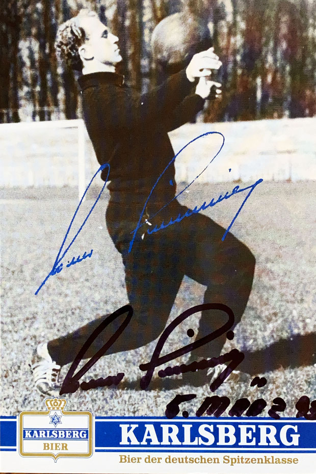 Autogramm Werner Liebrich Autograph