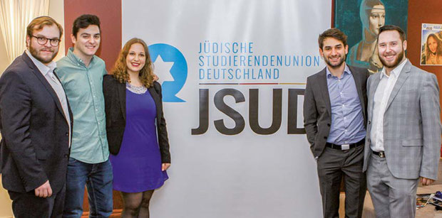 JSUD, Bundesverband Jüdischer Studenten in Deutschland, European Union of Jewish Students, EUJS, Arthur Bondarev, Lionel Reich, Dalia Grinfeld, Benny Fischer, Mike Samuel Dalberg, Arthur Poliakow, Aaron Serota