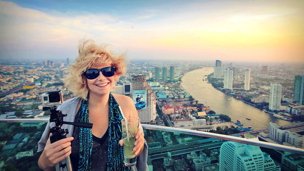 View from the Lebua State Tower next door... in Bangkok, Thailand © Sabrina Iovino | JustOneWayTicket.com