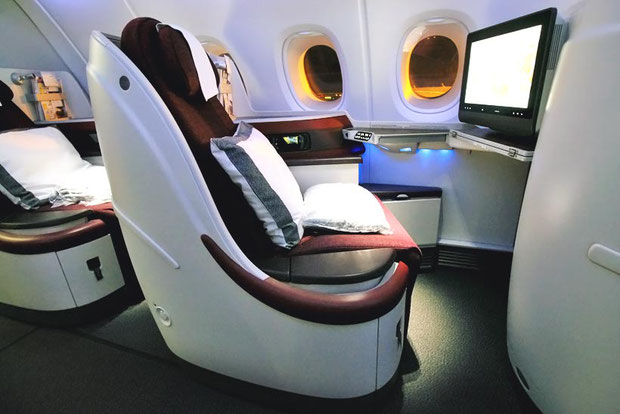Review: Qatar Airways Business Class A380 Doha to Atlanta