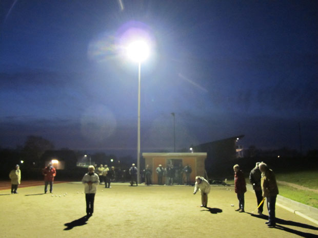 26.10.2011 - Boulespiel bei Flutlicht