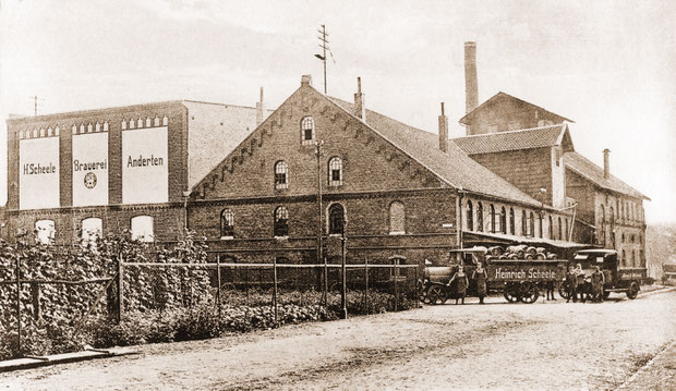 Das erneuerte Gebäude im Jahr 1922