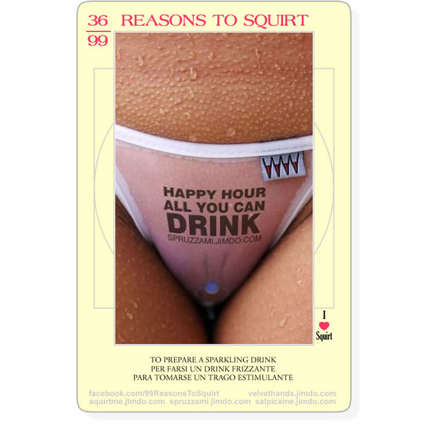 el unico modo para saciar la pasion es beber de la fuente del squirting | SALPICAME: la guia completa del squirt
