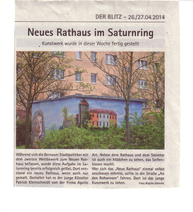 Graffiti Wandgestaltung am Strom Trafohaus in Bernau