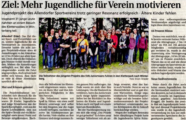 erschienen in der Frankenberger Zeitung im September/Oktober 2011