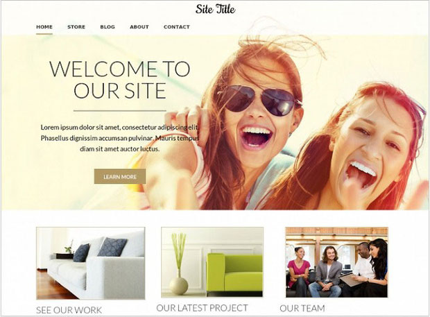 современные шаблоны Weebly