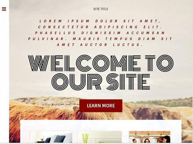 современные шаблоны Weebly