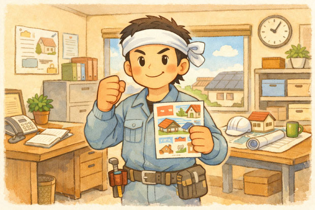 ❺ チラシに取り組むなら覚悟も必要【屋根屋さんチラシは見かけないので目立つ】