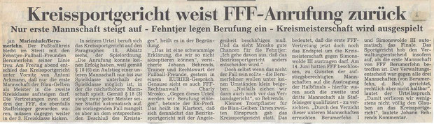 (Ostfr. Kurier vom 02. Juli 1996)