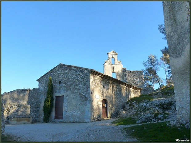 La chapelle des Pénitents au village d'Eygalières dans les Alpilles, Bouches du Rhône