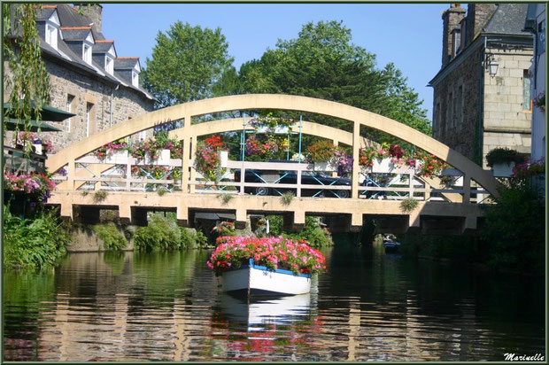 Le pont St Yves enjambant Le Trieux à Pontrieux, Côte d'Armor (22)