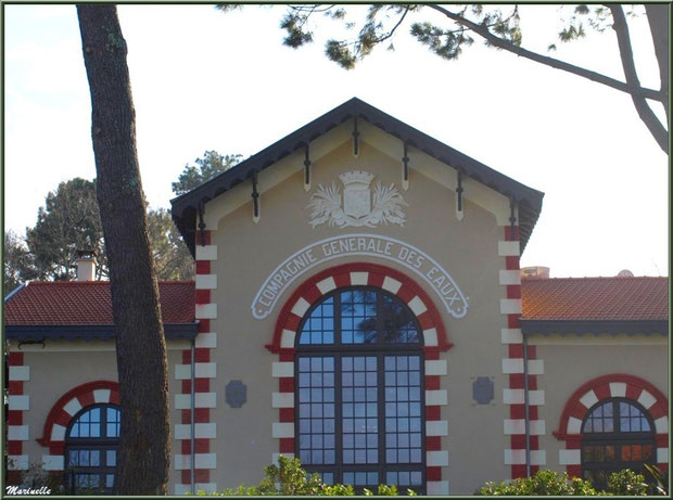 Ancienne usine d'eau potable de la Compagnie Générale des Eaux en Ville d'Hiver à Arcachon