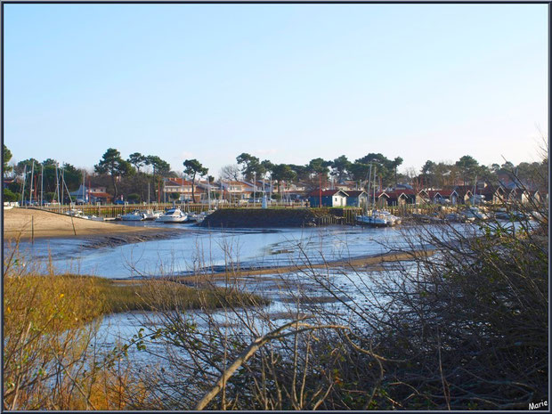 Port et plage de La Hume à Gujan-Mestras Bassin d'Arcachon