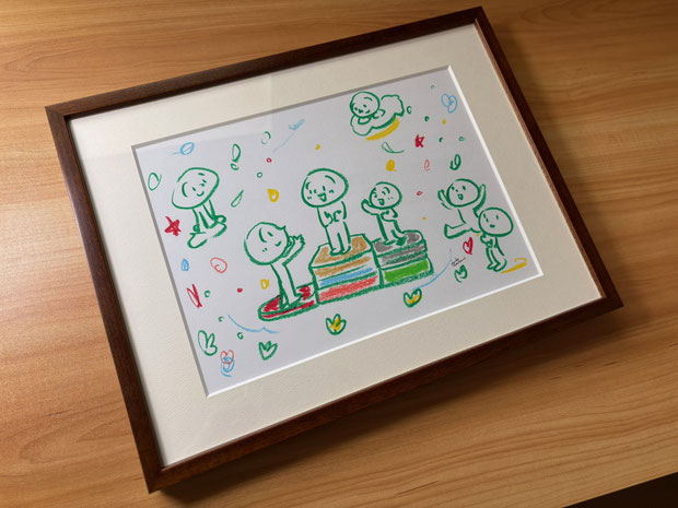 授賞式のイラスト