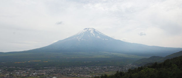 富士山がよく見えた