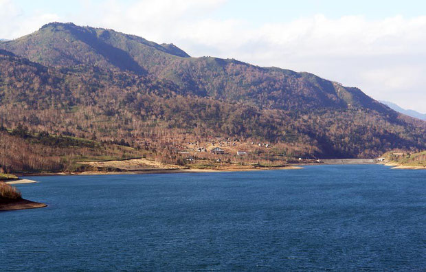 野反湖の風景