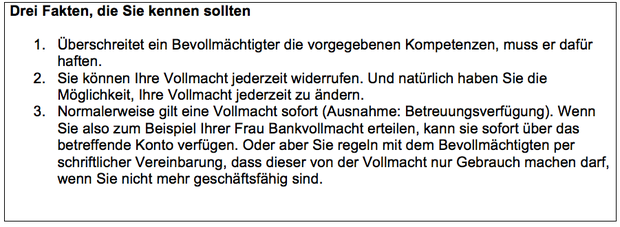 Drei Fakten, die Sie kennen sollten