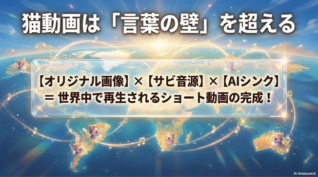 AI猫動画のメリット
