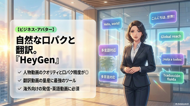 HeyGen｜自然なAI人物動画が作れる  AI人物系なら人気