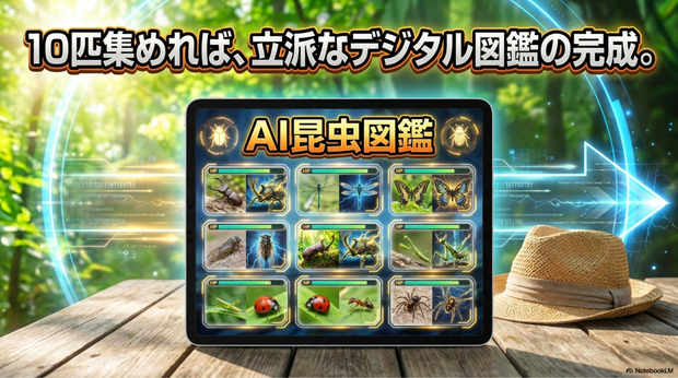 おすすめ自由研究AI昆虫図鑑を作る