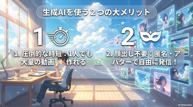 動画生成AIのメリットは？