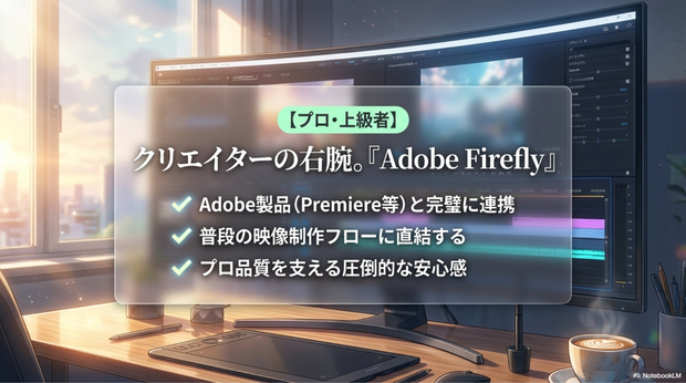 Adobe Firefly｜Adobe連携が便利  Adobeユーザー向け